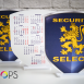 Desk calendars, advertising agency