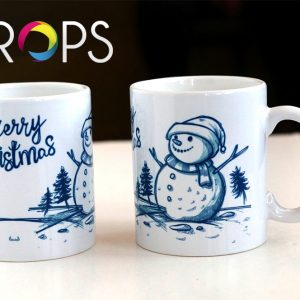 Seal on porcelain cups