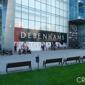 Branding of showcases – Debenhams