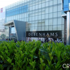 Branding of showcases – Debenhams