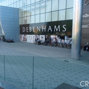 Branding of showcases – Debenhams
