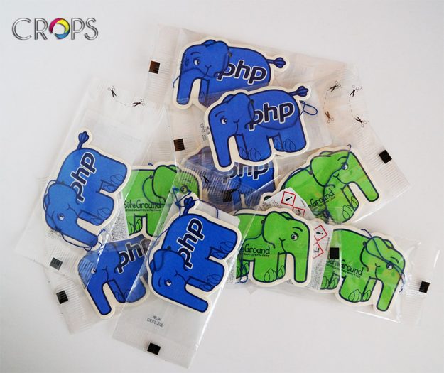 Freshener for cars with logo