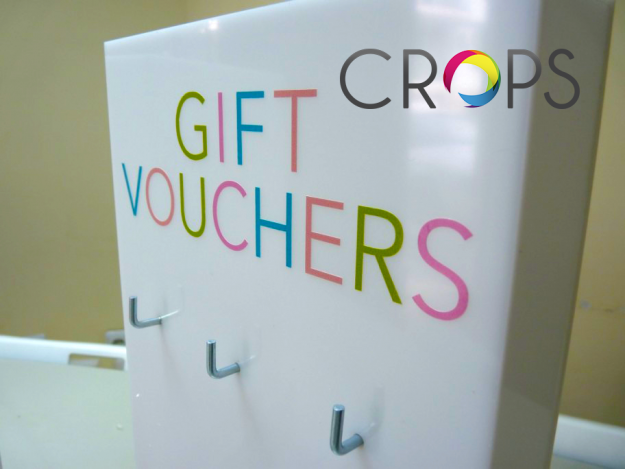 Plexiglass voucher holders