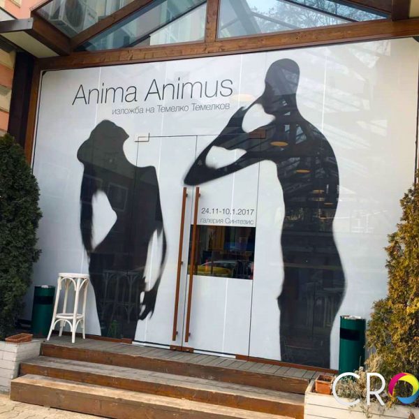 Printing and installation of perforated film