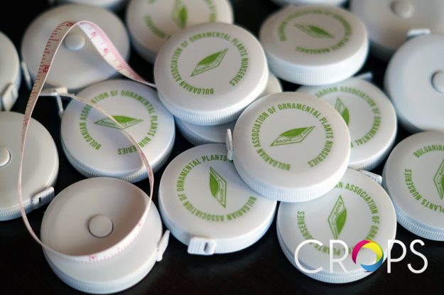 Mini roulettes with logo