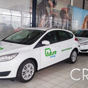 Advertising stickers for cars