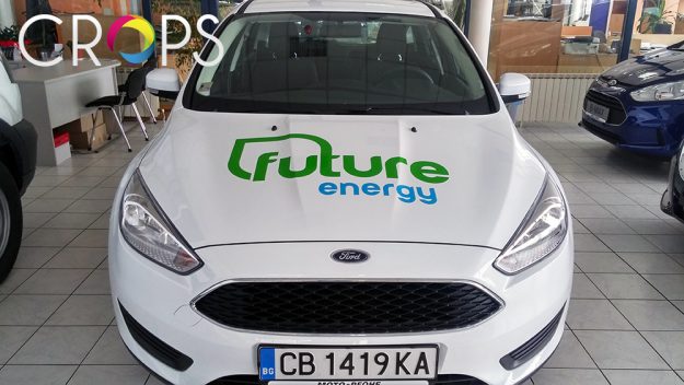 Advertising stickers for cars