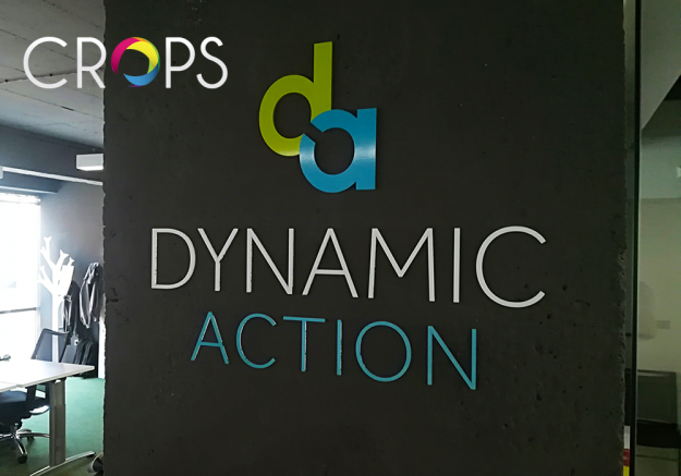 Volumetric letters, advertising agency