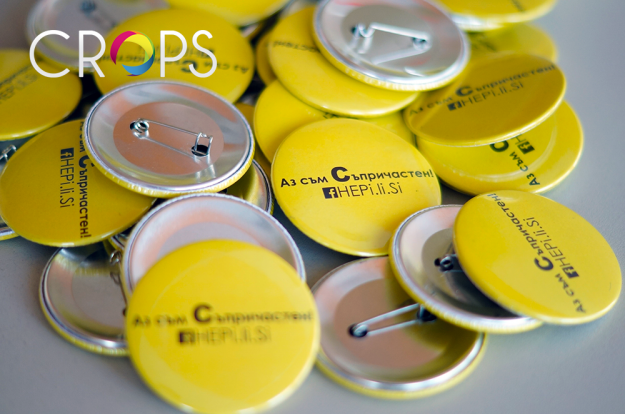 Personalised Round Badges, advertising agency
