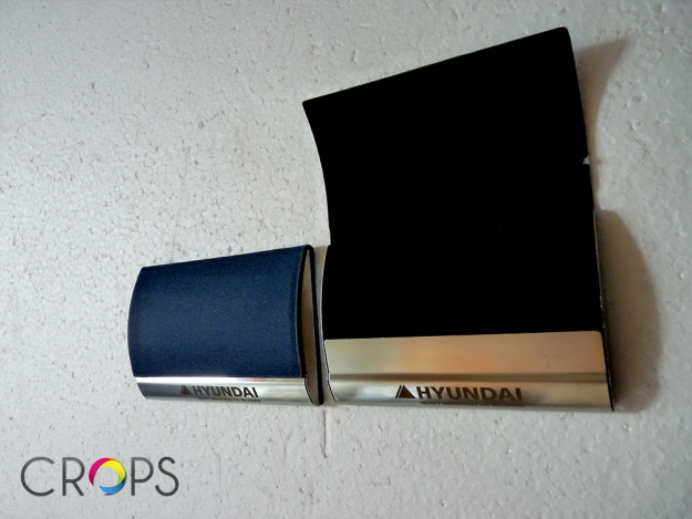 Branded bussines card holders, advertising agency