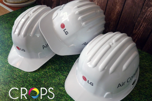 Helmets with logo