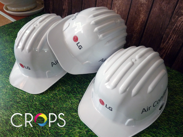 Helmets with logo