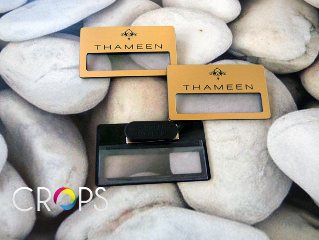 Custom badges, advertising agency
