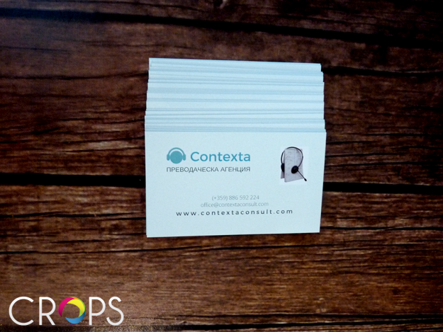 Bussines cards for “Contexta”, advertising agency