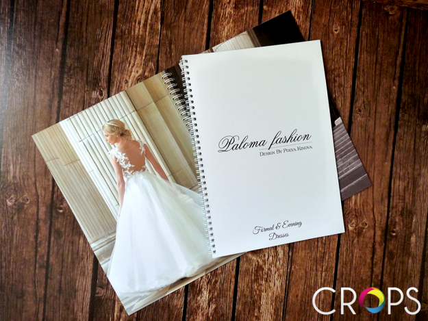Catalog of wedding dresses, advertising agency