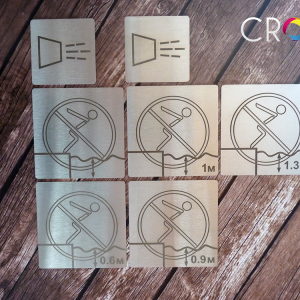 Swimming pool signs, advertising agency