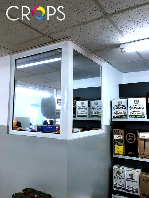 Mirror reflective foil, advertising agency