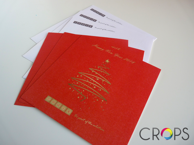 New Year Cards for Codix, advertising agency