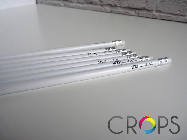 Pencils with logo, advertising agency