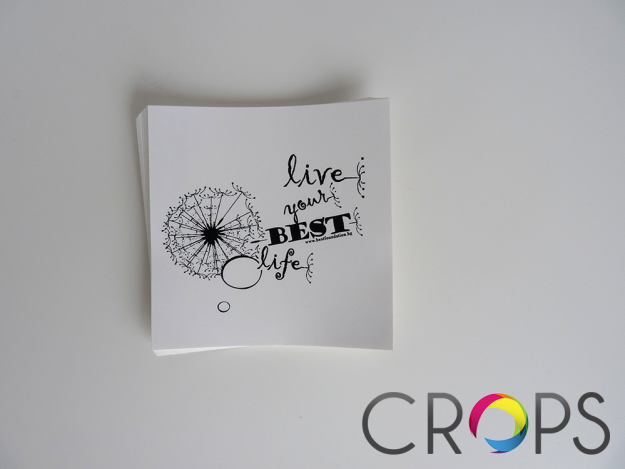 Printing of creative stickers, advertising agency