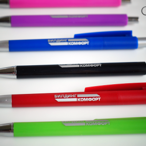 Colorful pens, advertising agency
